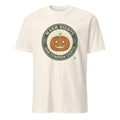 WARM NIGHTS AND PUMPKIN LIGHTS | Cozy Halloween T-Shirt - flat