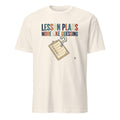 LESSON PLANS MORE LIKE GUESSING | Funny Teacher T-Shirt - flat