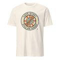 LATE START STILL ON TARGET | Funny Blue Collar T-Shirt - flat