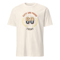 SIXTY AND PROUD TODAY | Fun T-shirt for 60th Birthday - flat