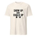 SHOW UP AND CHALK UP | Deadlift Club T-Shirt - flat