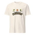BOTTLES BANDAGES BEDTIME BRAVERY | Pediatric Nurse T-Shirt - flat