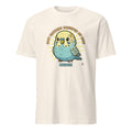 SOFT FEATHERS BRIGHTEN MY DAYS | Budgie Owner T-Shirt - flat