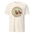 ALPINE HEART OUTDOOR SOUL | Mountain Life T-Shirt - accurate print preview