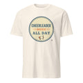 CHEERLEADER MODE ALL DAY | Cheerleading T-shirt for Fans - accurate print preview