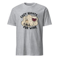 COZY NIGHTS CALL FOR WINE | Cozy Wine Lovers T-Shirt - flat