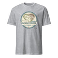 RIVER BASS HUNTER AT HEART | Fun Fishing T-Shirt - flat