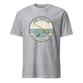 LAKE REGULAR WITH A CASTING ARM | Funny Fishing T-Shirt - flat
