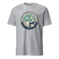 GRANDPA FINDS PEACE BY WATER | Relaxed Fishing T-Shirt - flat