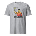 GRILL MASTER DAD ON DUTY | Humorous T-shirt for Dads - flat
