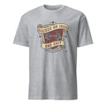 RAISED ON IRON AND GRIT | Humorous Weightlifting T-Shirt