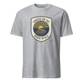 SUNRISE ON THE RIVER HEALS | Relaxing Fishing T-Shirt - flat