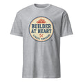 BUILDER AT HEART ALWAYS TINKERING | Funny DIY Home Projects T-Shirt - flat