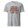 I RUN ON DESK SNACKS | Funny Office Life T-Shirt - flat