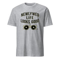NEWLYWED LIFE LOOKS GOOD | Fun Honeymoon T-shirt - flat