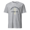 PROUD GRADUATE AIMING HIGH | Bright Future Graduation T-Shirt - flat