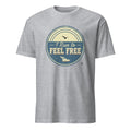 I RUN TO FEEL FREE | Humorous T-Shirt for Marathon Runners - flat