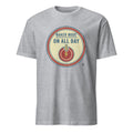 MAKER MODE ON ALL DAY | Humorous Woodworking T-Shirt - flat
