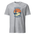 RIVER ANGLER | Humorous Fishing T-Shirt for River Enthusiasts - flat