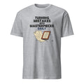 TURNING MISTAKES INTO MASTERPIECES DAILY | Funny Art Teacher T-Shirt - flat