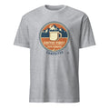 COFFEE FIRST THEN CONQUER CAMPSITES | Humorous Camping T-Shirt - flat