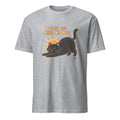 MY BLACK CAT MAKES ME SMILE | Fun T-Shirt for Cat Lovers - flat