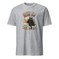 SPOILED BY A BLACK CAT | Humorous Cat Lover T-Shirt - flat