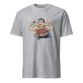 LEGENDARY DAD WITH PUN POWER | Humorous T-Shirt for Dads - flat