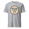 POTTER AT HEART | Humorous Pottery Life T-shirt - flat