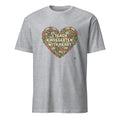 I TEACH KINDERGARTEN WITH HEART | Heartfelt Teacher T-Shirt - flat