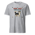 PROUD HUSKY OWNER RIGHT HERE | Funny Dog Lover T-Shirt - flat