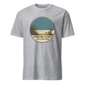SHORELINE SILENCE FIXES EVERYTHING | Humorous Fishing T-Shirt - flat