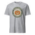 WARM NIGHTS AND PUMPKIN LIGHTS | Cozy Halloween T-Shirt - flat