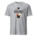 BRAIN LOADING PLEASE ADD COFFEE | Funny Coffee Lovers T-Shirt - flat
