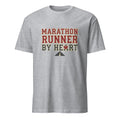 MARATHON RUNNER BY HEART | Fitness T-Shirt for Runners - flat