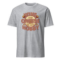 WINE AND CHEESE IS MY HOBBY | Fun Wine Lovers T-shirt - flat