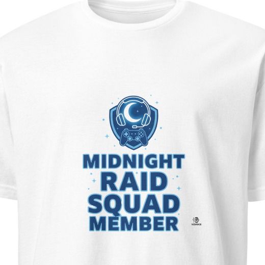 MIDNIGHT RAID SQUAD MEMBER | Cozy Gaming T-Shirt
