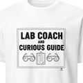 LAB COACH AND CURIOUS GUIDE | Funny Science Teacher T-Shirt
