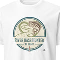 RIVER BASS HUNTER AT HEART | Fun Fishing T-Shirt - primary