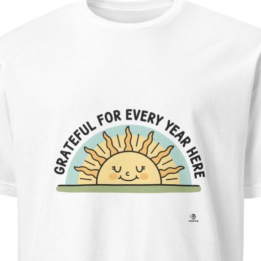 GRATEFUL FOR EVERY YEAR HERE | Thoughtful 40th Birthday T-Shirt