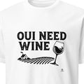 OUI NEED WINE | Charming Wine Lover T-shirt - primary