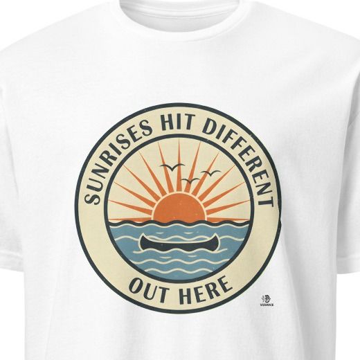 SUNRISES HIT DIFFERENT OUT HERE | Camping Life T-Shirt
