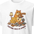EVERYTHING I OWN IS CAT APPROVED | Funny Cat Humor T-Shirt - primary
