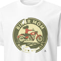 BIKER MOM ON TWO WHEELS | Humorous Motorcycle T-shirt - primary