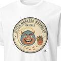 LITTLE MONSTER WRANGLER ON CALL | Fun Halloween Kids Parent T-shirt - primary