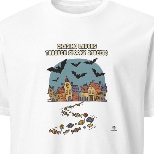 CHASING LAUGHS THROUGH SPOOKY STREETS | Fun Halloween T-Shirt