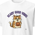 SCARY GOOD VIBES | Halloween Cat Owner T-shirt - primary