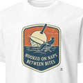 HOOKED ON NAPS BETWEEN BITES | Funny Fishing Grandpa T-Shirt