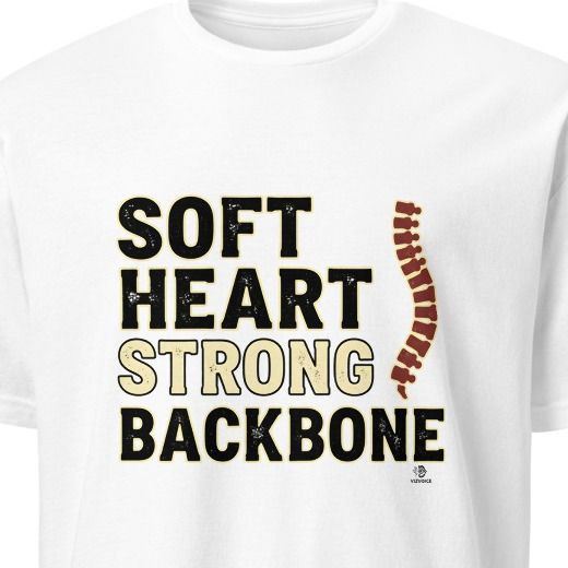 SOFT HEART STRONG BACKBONE | Girl Mom T-Shirt
