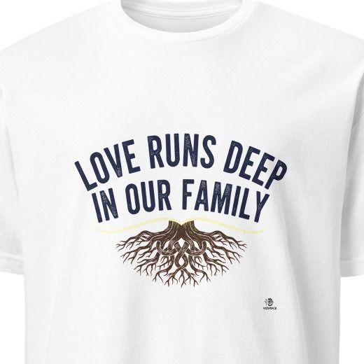 LOVE RUNS DEEP IN OUR FAMILY | Great Grandparent T-Shirt